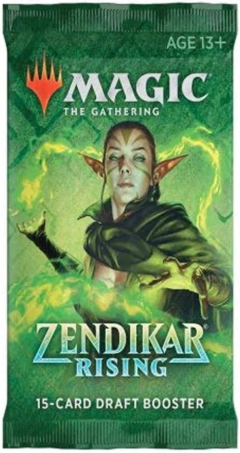 Magic: The Gathering Draft Booster Pack Lot MTG Zendikar Rising Individual Pack