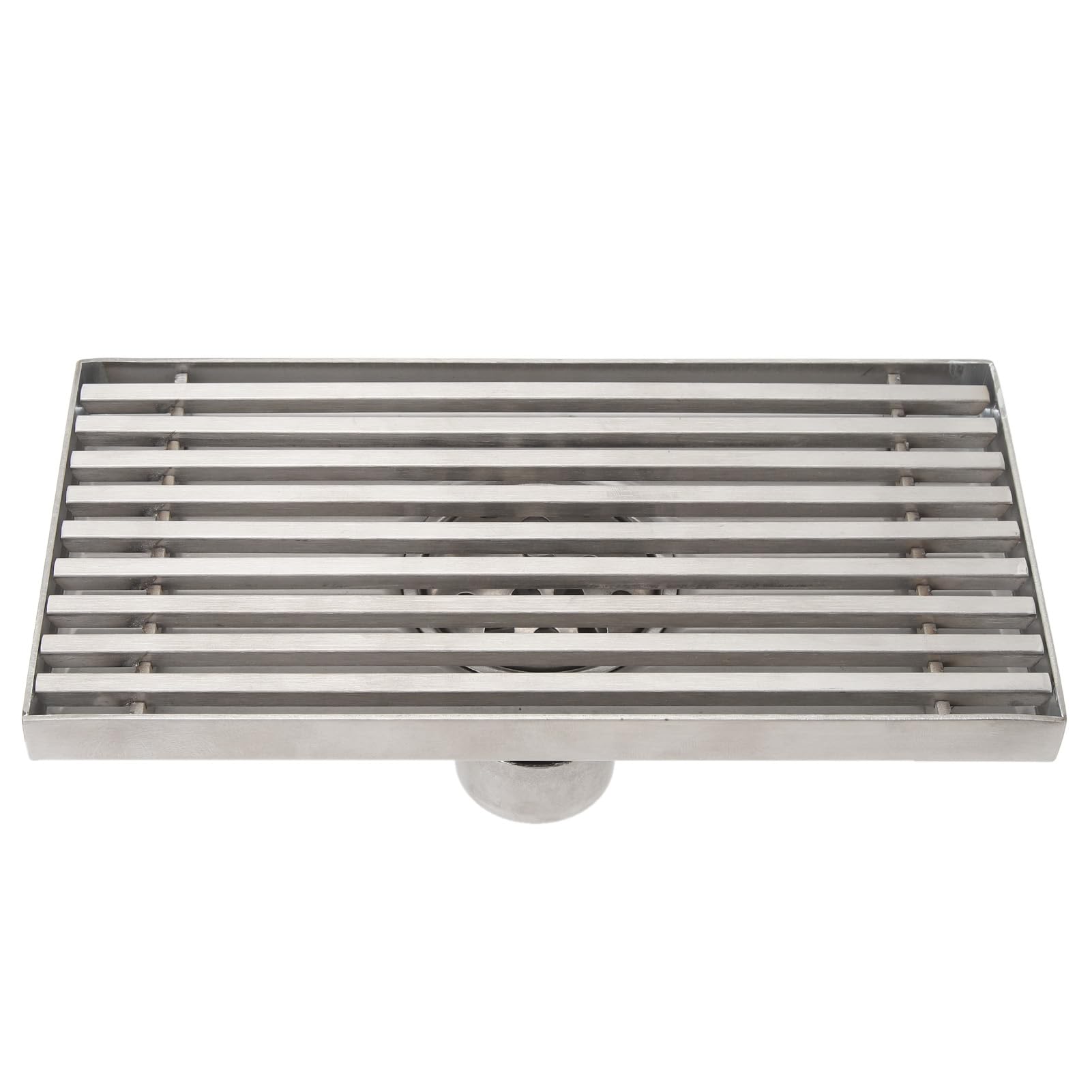 Desagüe de Ducha Lineal de Acero Inoxidable 304 |Engrosado de 8 Pulgadas para tubería de 50 mm |Olor - Bloqueo Desagüe De Piso De Baño para Duchas/Azulejos/Baños |Fácil (Drenaje Medio)