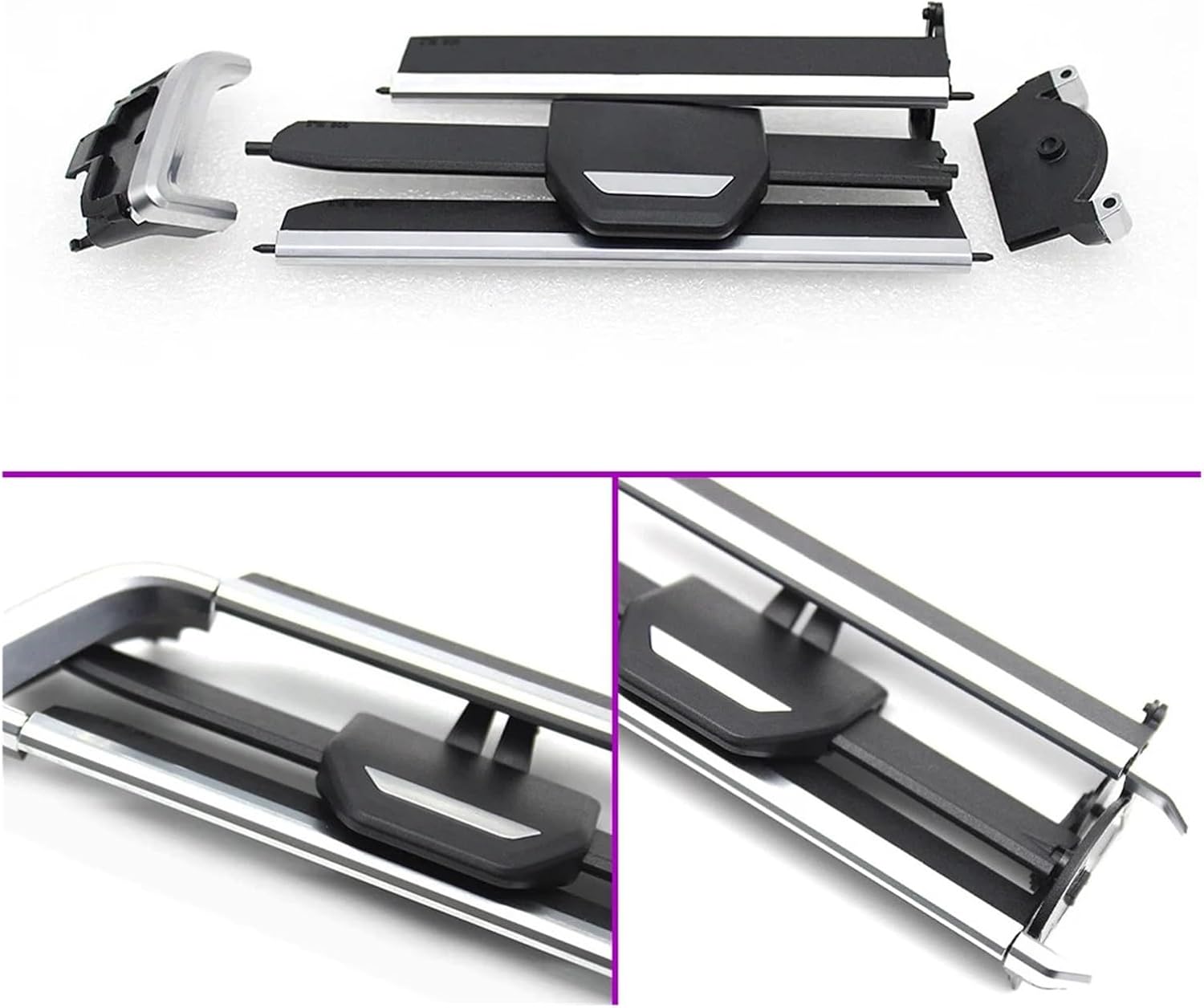 車ダッシュボード中央左右ACベントグリルアウトレットクリップ修理キット と互換性がある BMW X5 X6 X7シリーズ G05 G