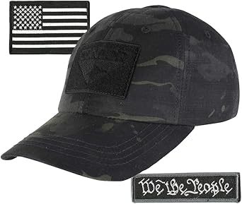 We The People & USA Tactical Patch with Condor Operator Cap Bundle