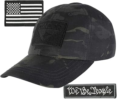We The People & USA Tactical Patch with Condor Operator Cap Bundle