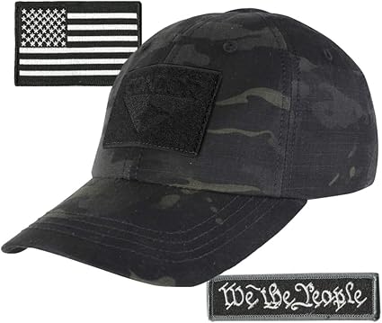 We The People & USA Tactical Patch with Condor Operator Cap Bundle