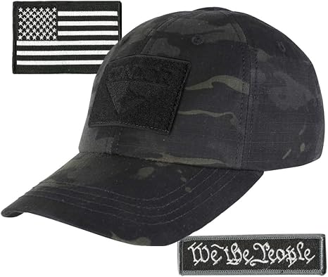 We The People & USA Tactical Patch with Condor Operator Cap Bundle
