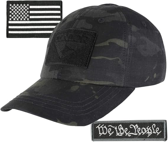 We The People & USA Tactical Patch with Condor Operator Cap Bundle