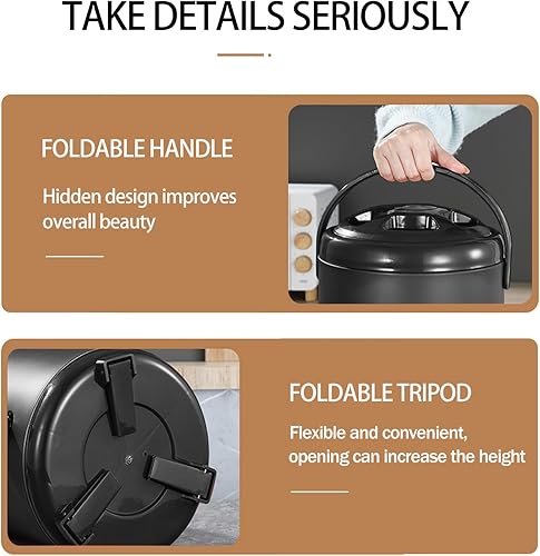 Miniatura 4 de Dispensador de bebidas aislado, dispensador de bebidas calientes de acero inoxidable 304 grueso de grado alimenticio, urna de agua caliente y fría