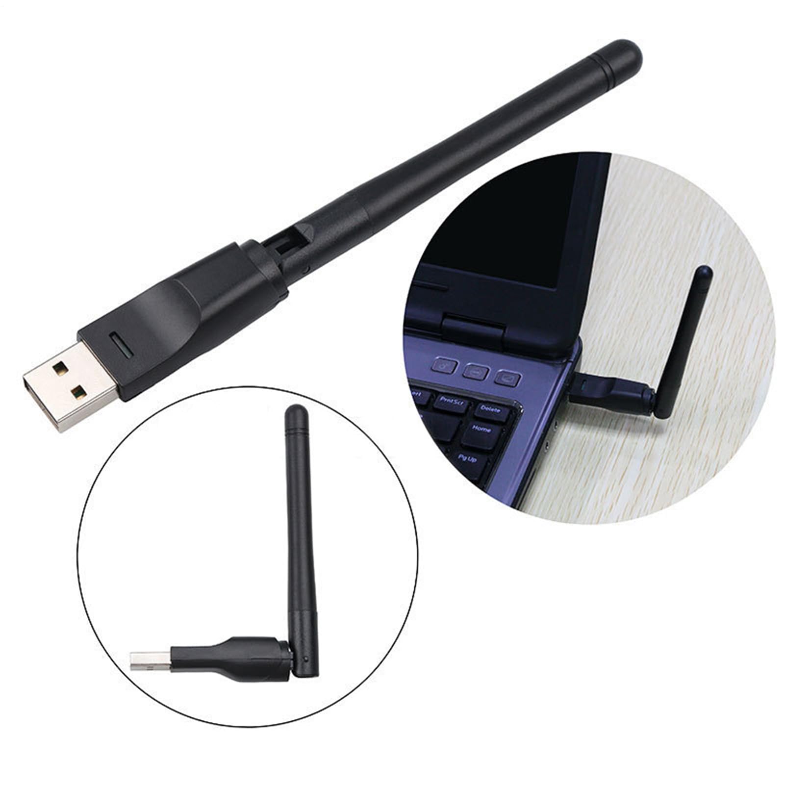Adaptateur WiFi MT7601 carte réseau sans fil 2dB antenne externe récepteur signal