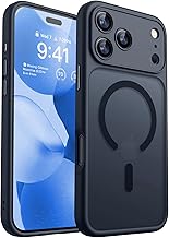 CANSHN Case for iPhone 17 Pro with Camera Protection for Magsafe (Top Military Protection and Magnetic Force) Extremely Durable Case iPhone 17 Pro Case Shockproof Black