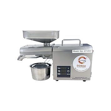 Gorek Technologies Gt-O1T 450Watt Mini Oil Maker Machine With Advanced Digital Temperature Controller , S