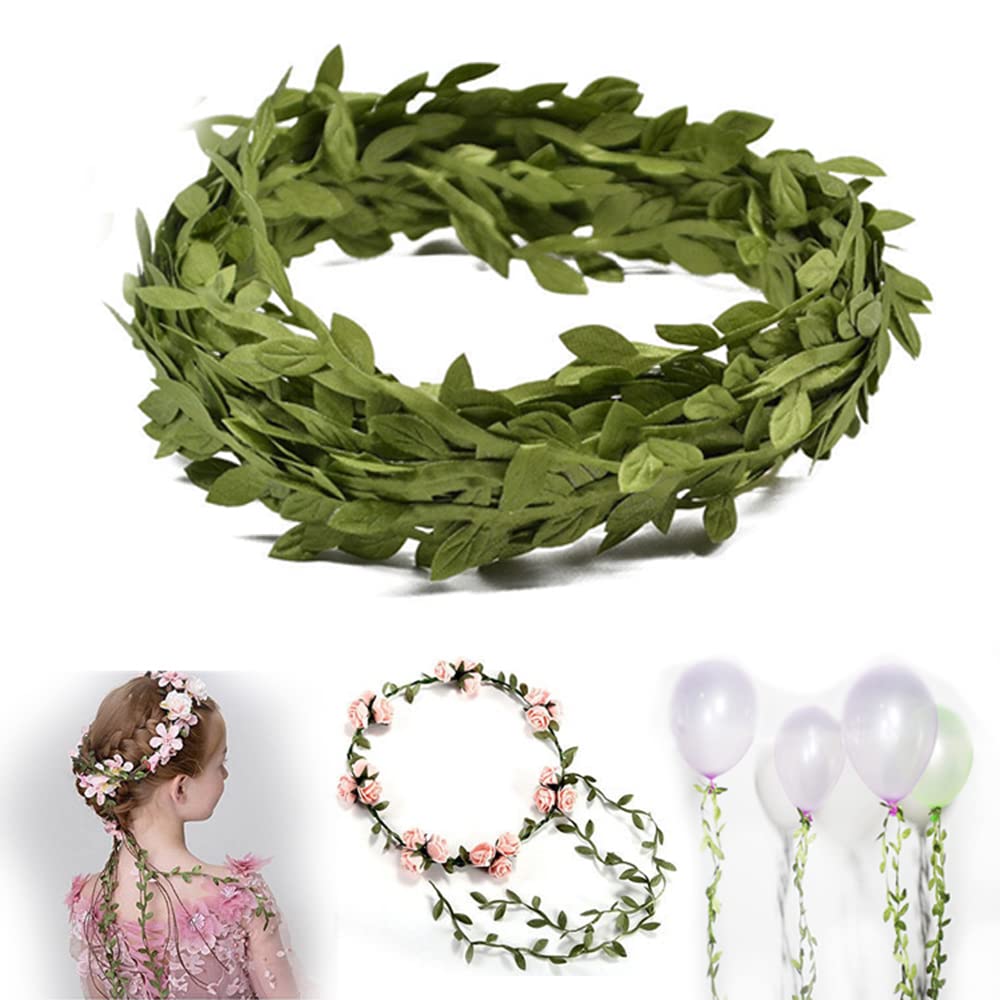 Tohoee Knstliche Efeu, 40 m, Rattan, Grn, knstliche Pflanzen, Efeu,  Rebe, fr Dekoration, Kranz, Basteln, Haarschmuck, Girlande,  Party-Dekoration : Amazon.de: Kche, Haushalt & Wohnen