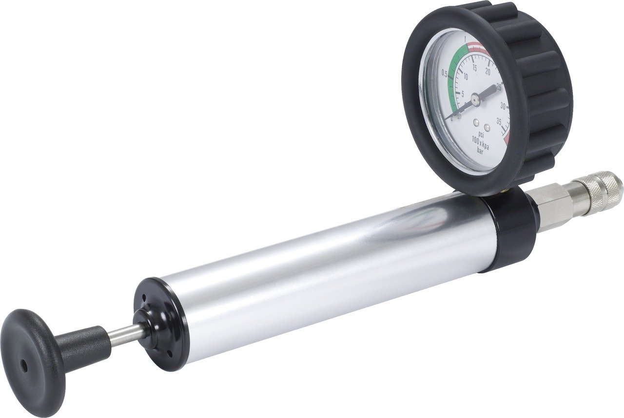 KS Tools 455.0111 Pompa manuale per tester del sistema di raffreddamento, 2,5 bar/36 psi