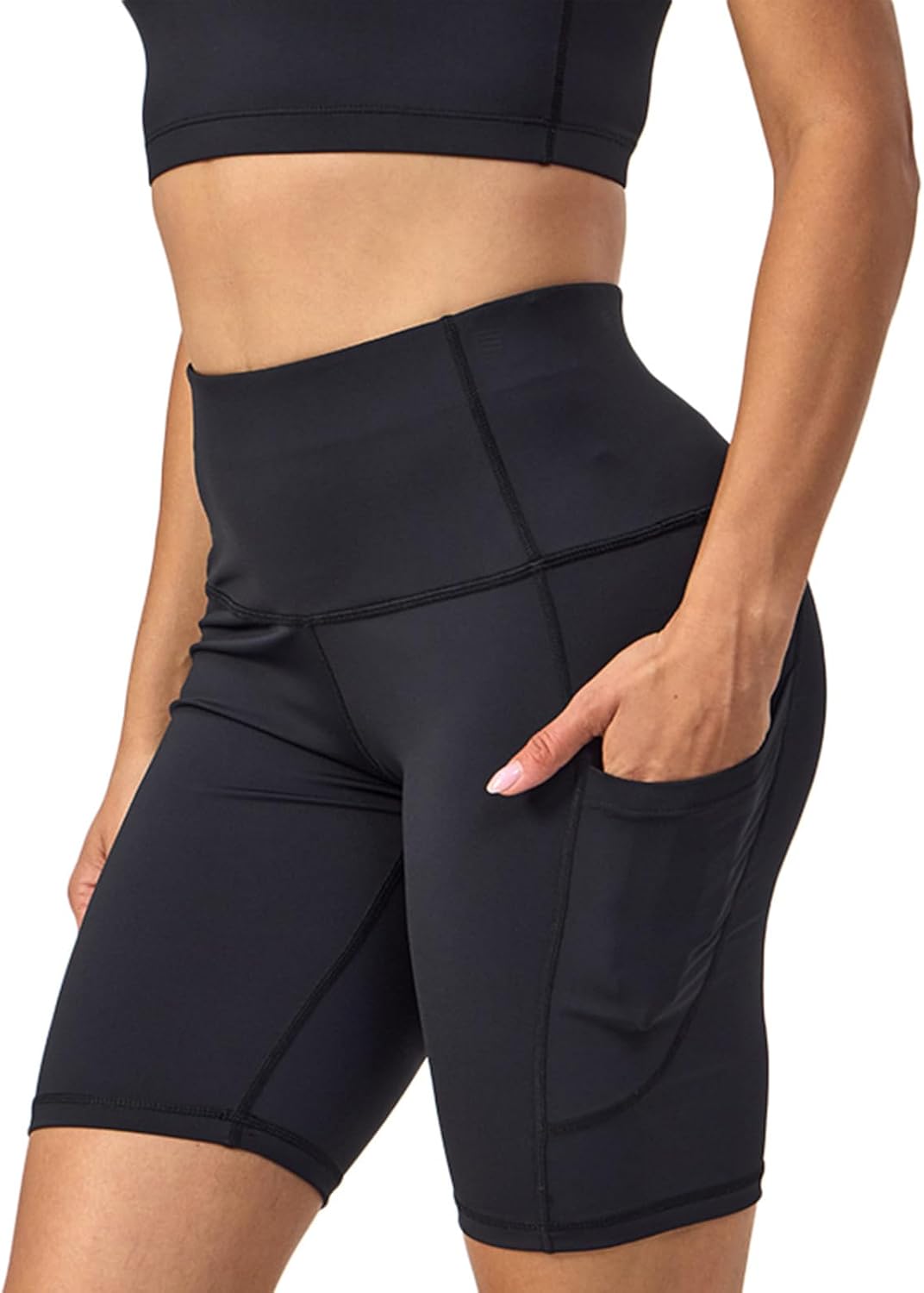 UIUO-UIPEU Workout Biker Shorts for Women Athletic Leggings Running Printed Yoga Shorts - Image 5