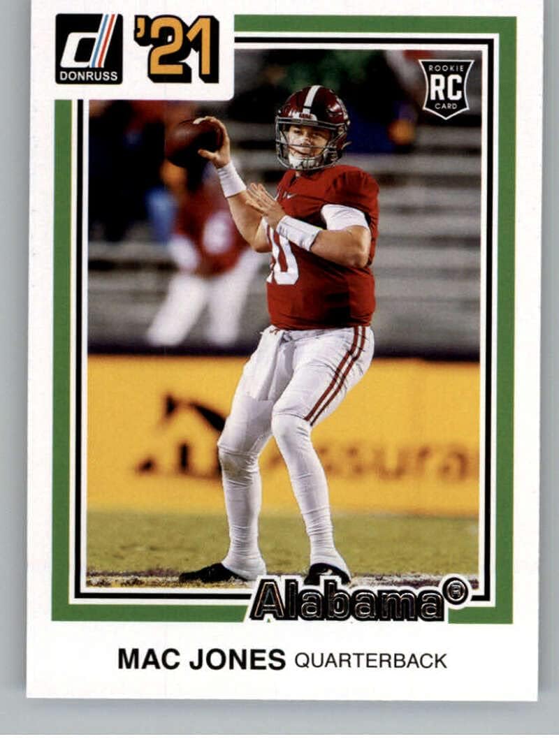2021 Panini Chronicles Draft Picks Donruss Retro #40 Mac Jones Alabama Crimson Tide Official NCAA Football Trading Card in Raw (NM or Better) Condition