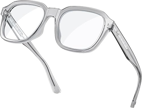Miniatura 1 de VISOONE BENNETT - Gafas cuadradas de gran tamaño con bloqueo de luz azul para computadora para mujeres y hombres