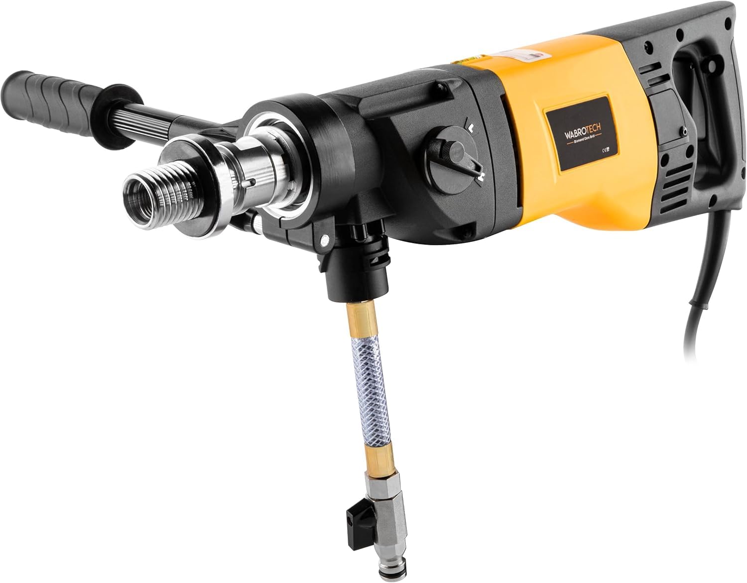 Carotatrice Manuale con Micropercussione 1900 W - Carotatricee Diamantata 2340 GIRI/MIN - Carotatrice 6 kg a Mani Libere con 2 Ingranaggi per Carotaggio a Umido e a Secco Ø 22-202 mm