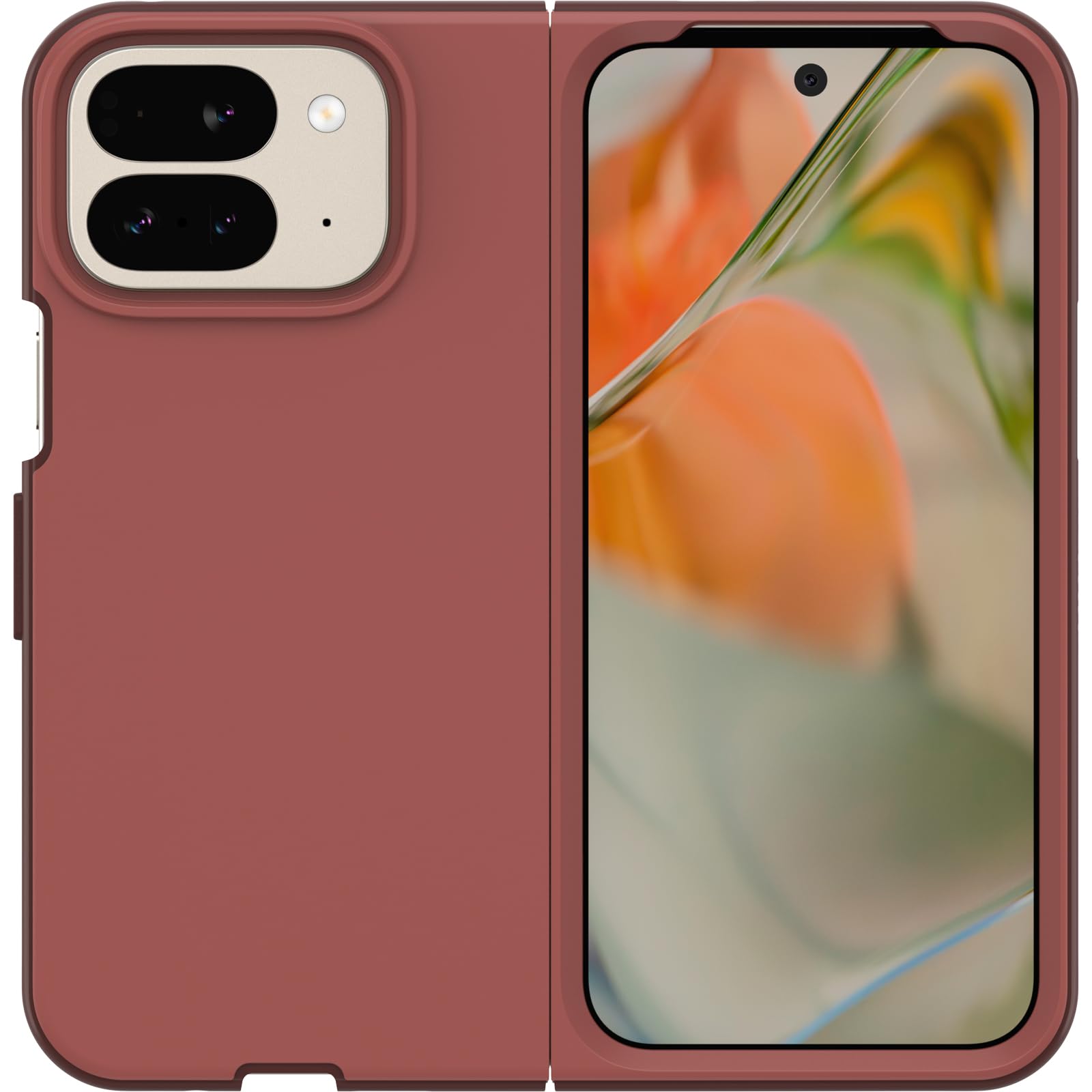 OtterBox Thin Flex Series Case for Google Pixel 9 Fold - RED Clay