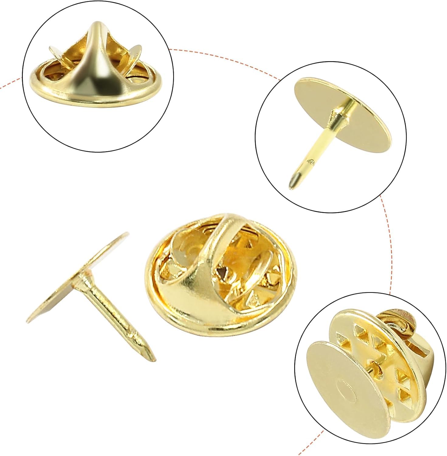 YOLOUP 120Pcs Ebrayage Papillon Avec Vierge Pin, Broches Papillon