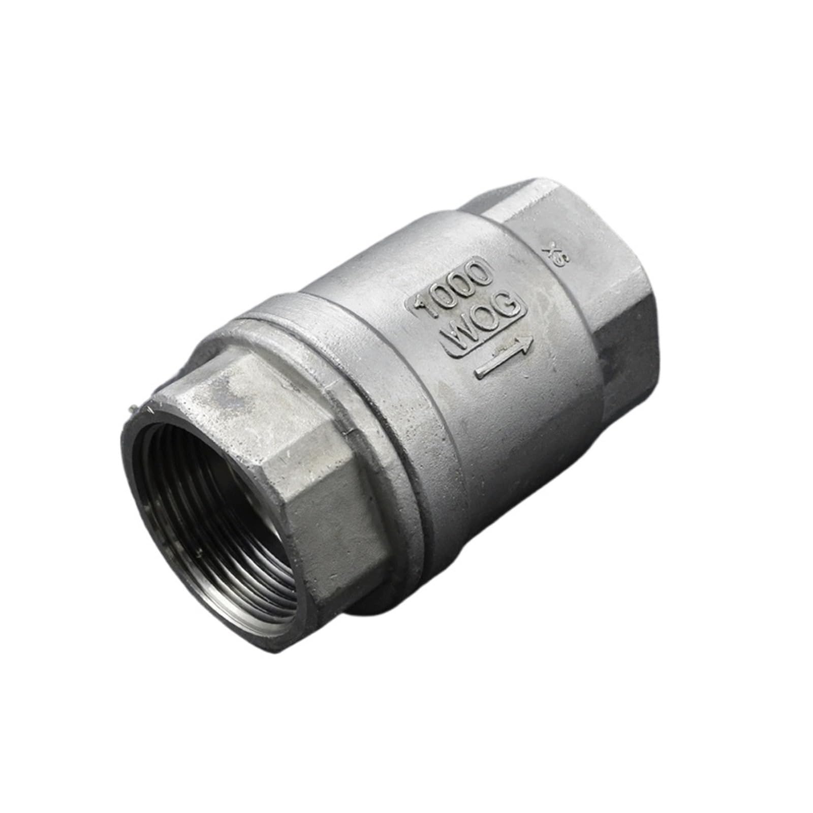 Uyzndkvsi Dn8 1L4 Inch 1/4" 3/8" 1/2" 3/4" 1" 2"-4" 201 304 316 Stainless Steel 1 Way No-Return Check Vertical Valve(,Ss201)