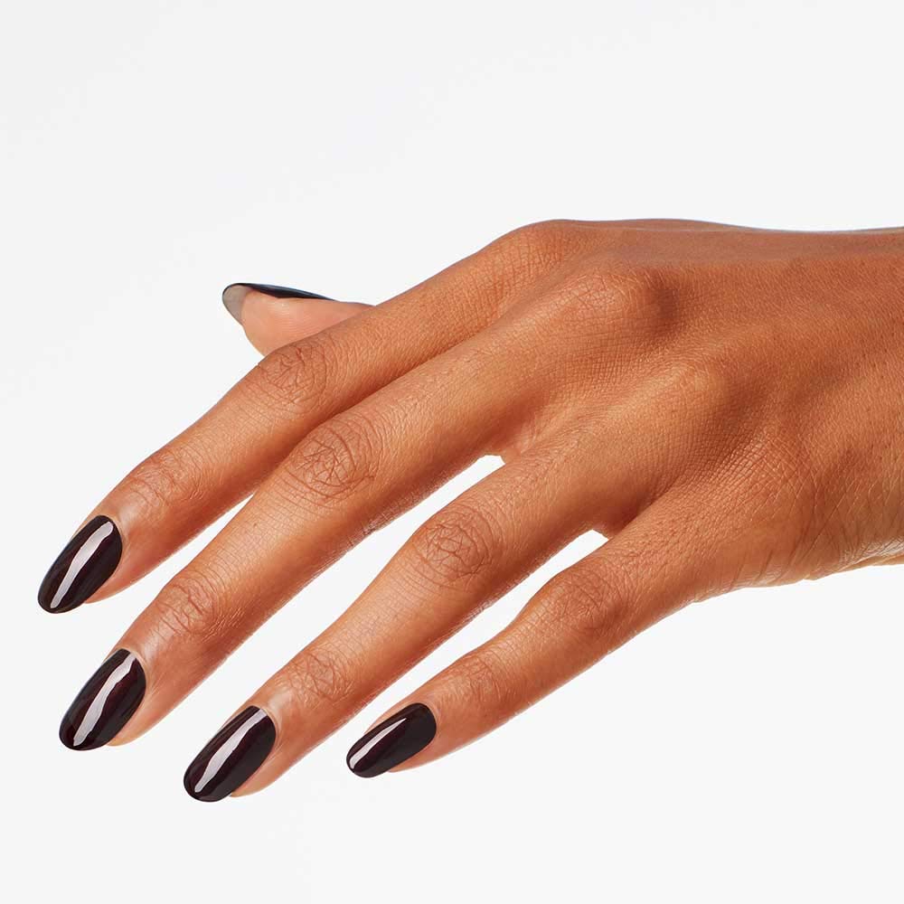 OPI Nail Lacquer, Midnight in Moscow, Red Nail Polish, 0.5 fl oz