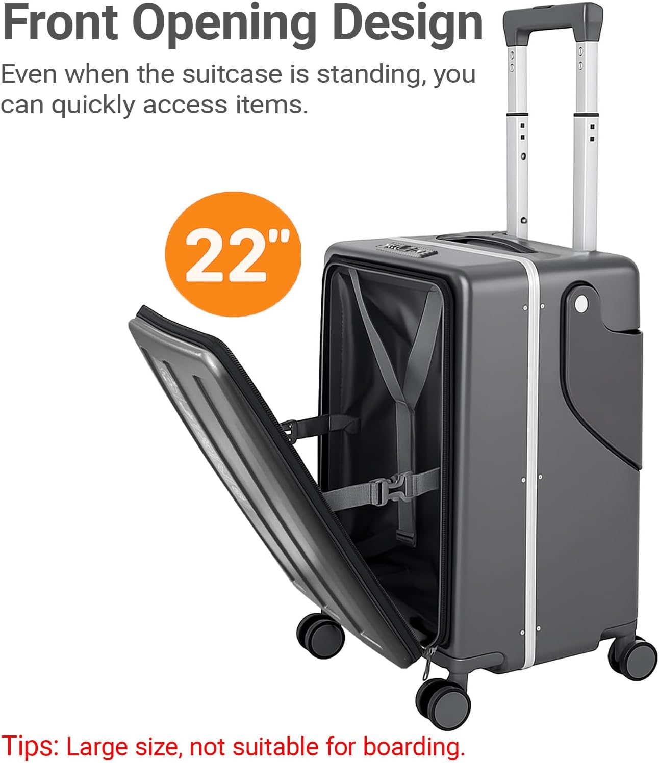 Ride on Suitcase for Kids - Lightweight Rolling Luggage with Wheels, Durable Design for Children Ages 3-8, Perfect for Travel