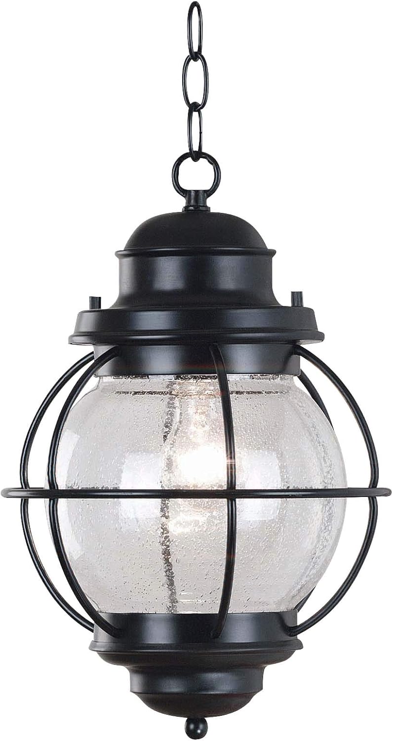 Kenroy Home 90965BL Hatteras Lanterns, Medium, Black