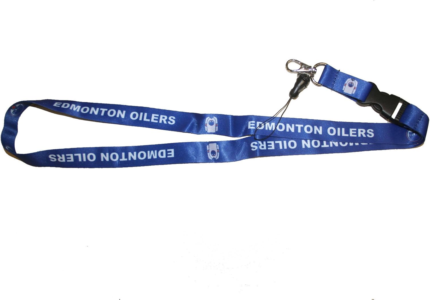 Edmonton Blue 52 x 2 cm. NHL Hockey Logo Jersey Lanyard Keychain