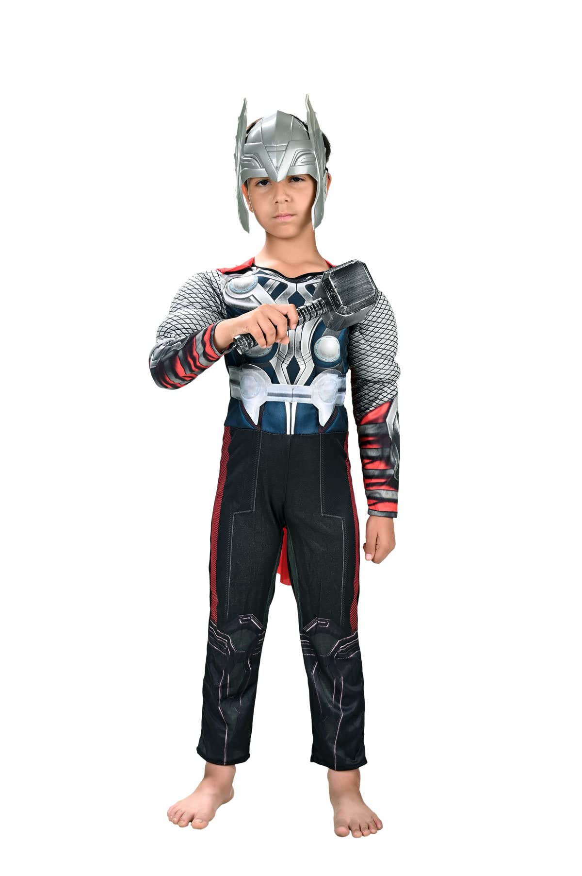 BookMyCostume Thunder God Superhero Kids Fancy Dress Costume | Muscle Look | Imported 6-7 years (B08KT7F7S1) Amazon Price History, Amazon Price Tracker