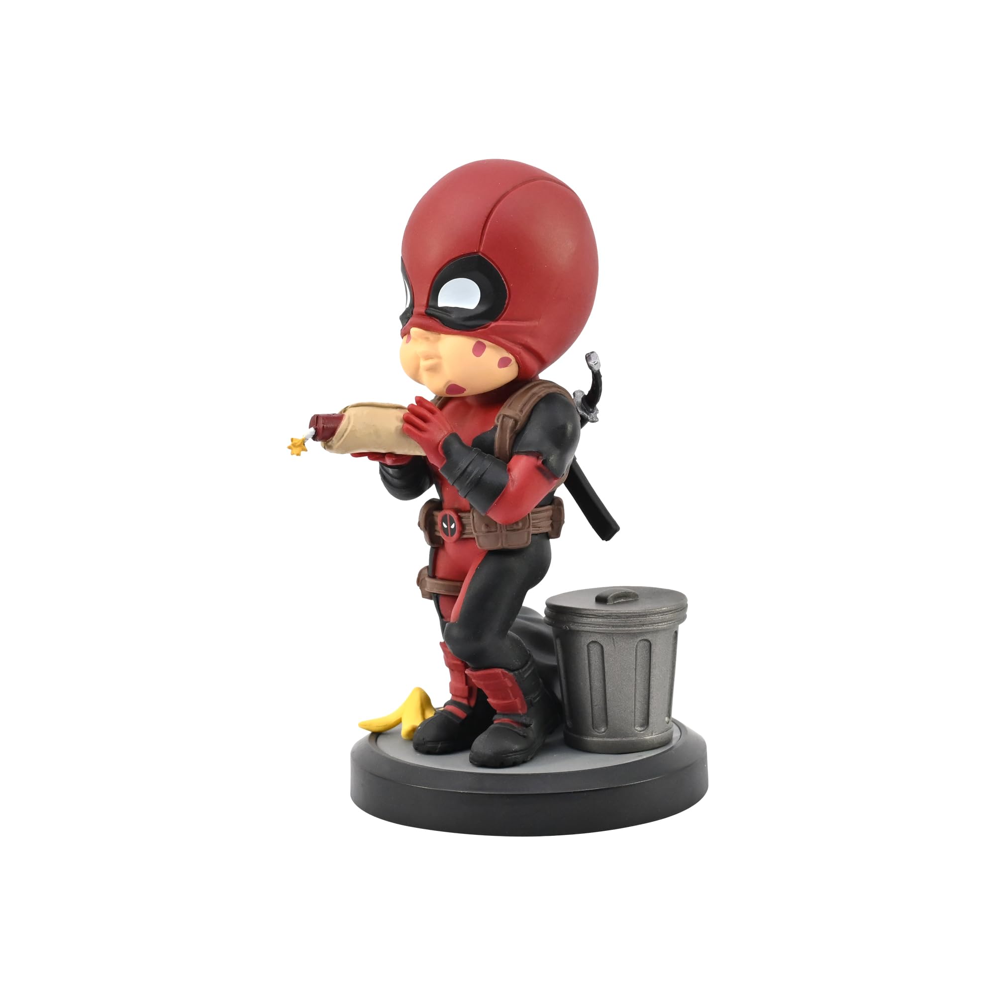 YuMe Deadpool Chimichangas Time, 4.5" Mini Figure Collectible in Hero Window Box, Red - Image 3