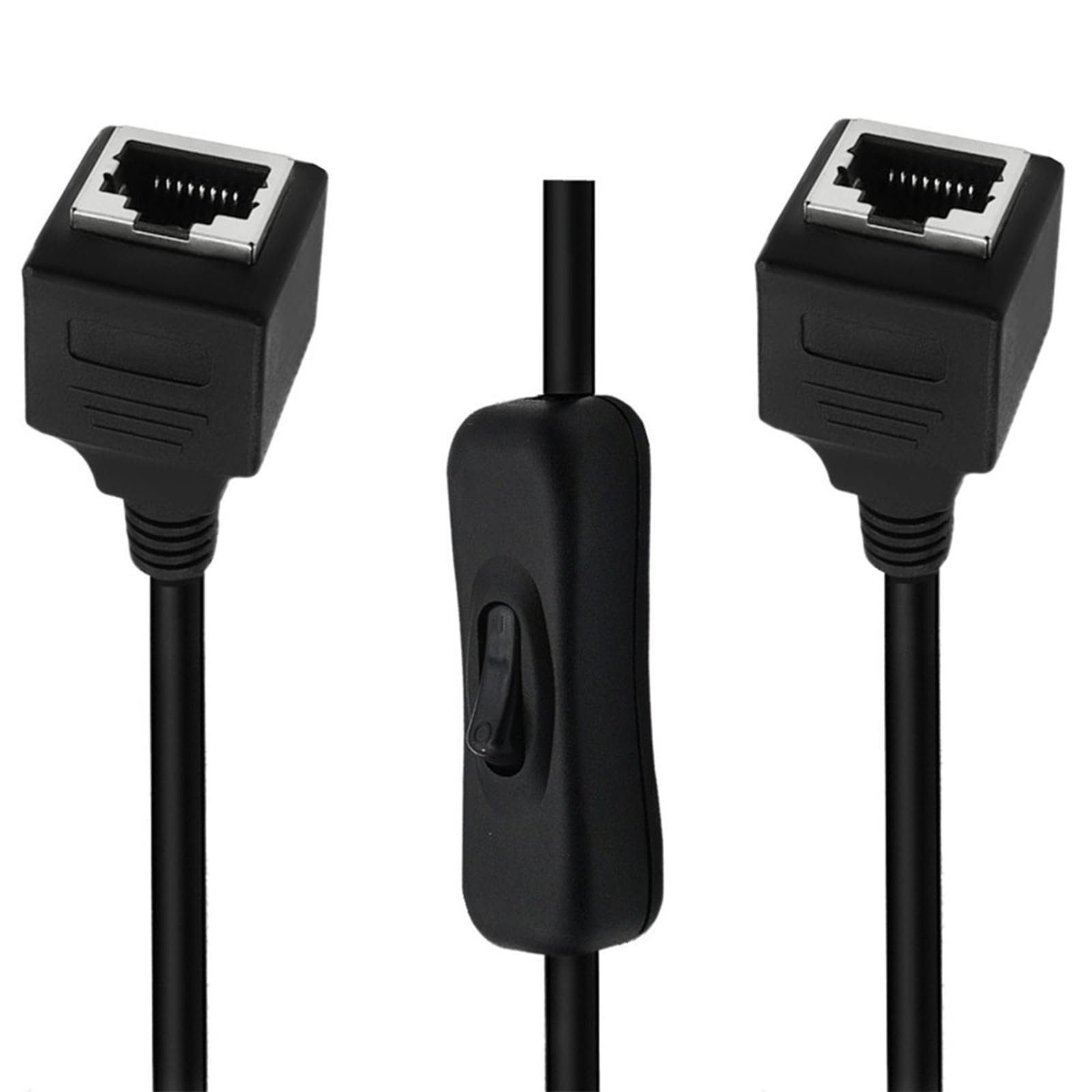 GMBYLBY CAT6e RJ45 Extension Cord with Male to Female Connector Networks Extension Cable for Cat6/Cat5e/Cat5 Ethernets Cable Router and Video Transmission