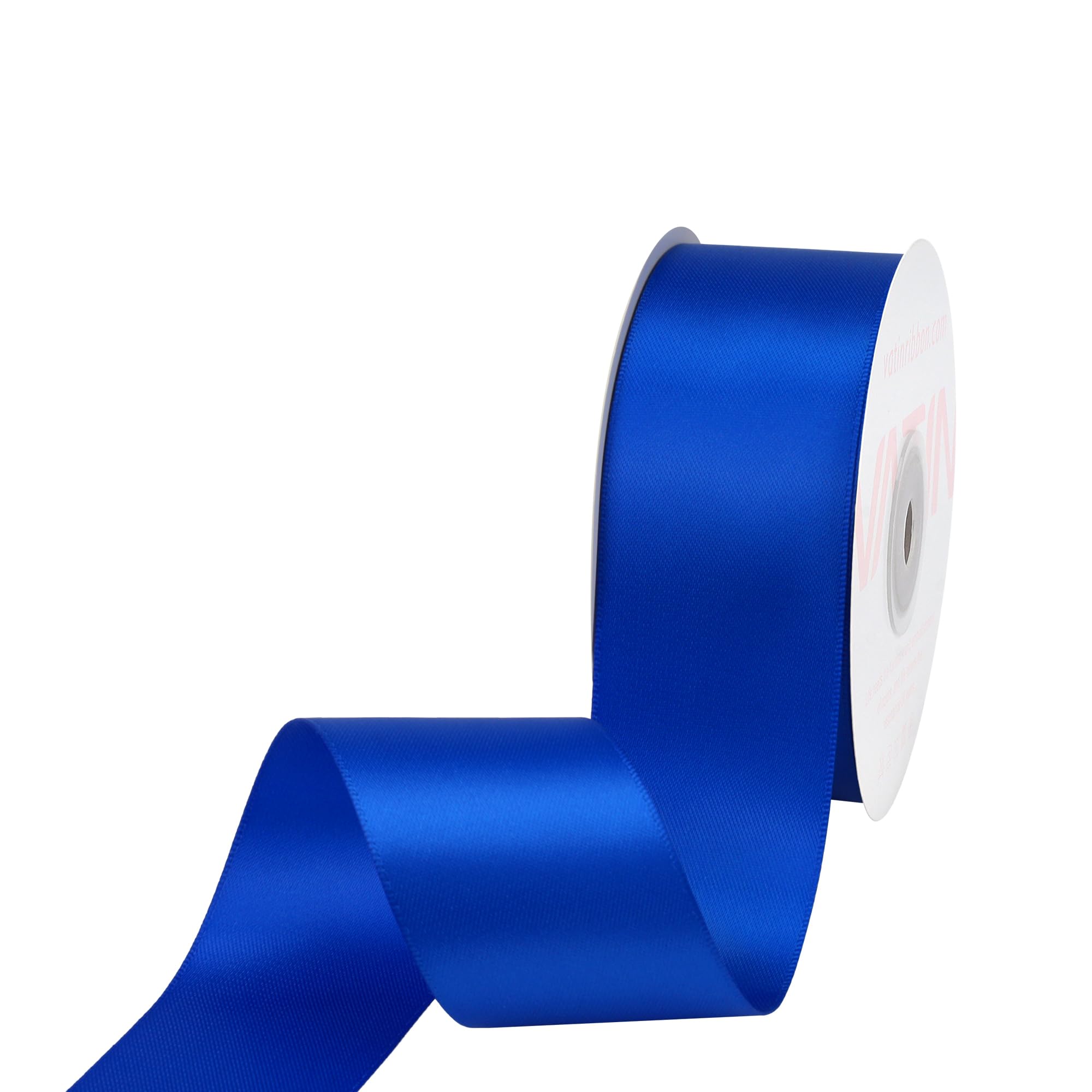 VATIN 100mm Wide Double Faced Polyester Deep Navy Blue Satin Ribbon- 4.5 Metre/Spool, Perfect for Chair Sash, Making Bow, Sewing and Wedding Bouquet — view 106