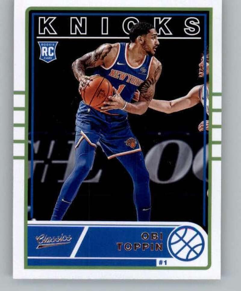 2020-21 Panini Chronicles #643 Obi Toppin RC Rookie New York Knicks NBA Basketball Trading Card