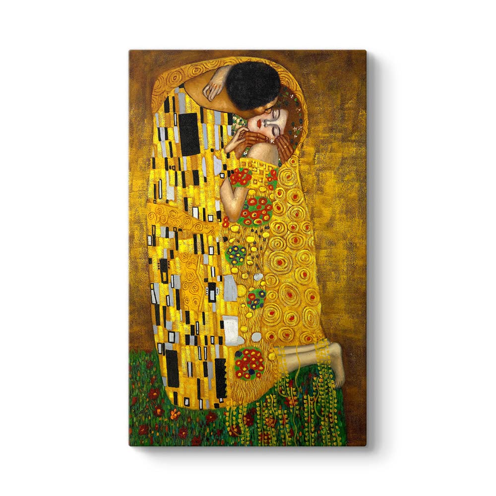 Gustav Klimt - The Kiss Tablosu 50 x 90