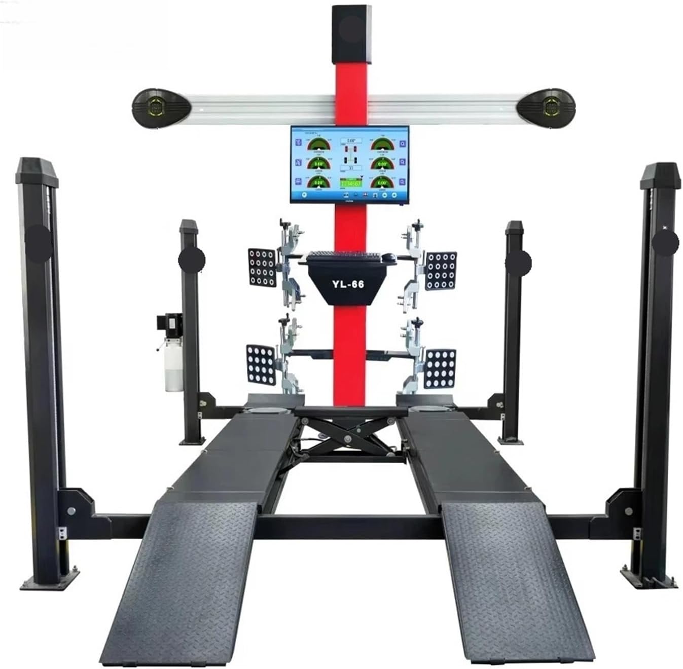 3D Wheel Alignment Maintenance Equipment Tyre Tire Changer Fitting Changing Balancer Balancing Machine 4 Post Car Lift