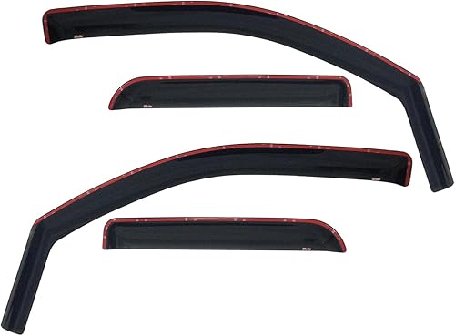 Westin Deflector de viento de canal 72-35403, 4 piezas para Ram 1500 2009-2018 Ram 1500 2019-2024 Ram 1500 Classic 2010-2025 Ram 2500 3500 Quad Cab