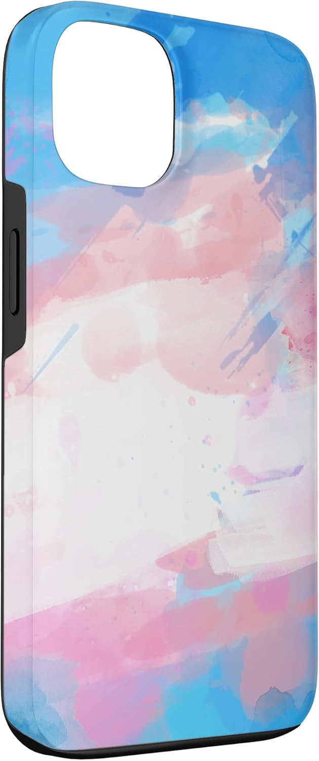 Trans Pride Flag Watercolour Case for iPhone 13