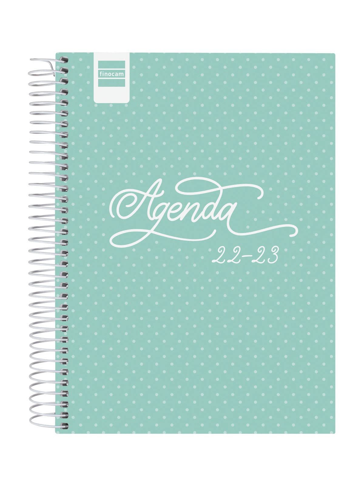 Finocam - 2022 2023 Diary Cool 1 Day Page September 2022 - June 2023 (Learning Year) + July & August Overview Turquoise Catalan