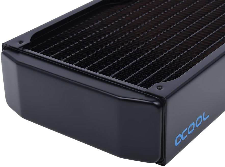 Alphacool NexXxos XT45 Full Copper Radiator120, 120mm x 1, Single Fan, Black