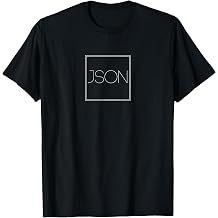 Json - Funny Minimalist Data Format Programming Lover T-Shirt