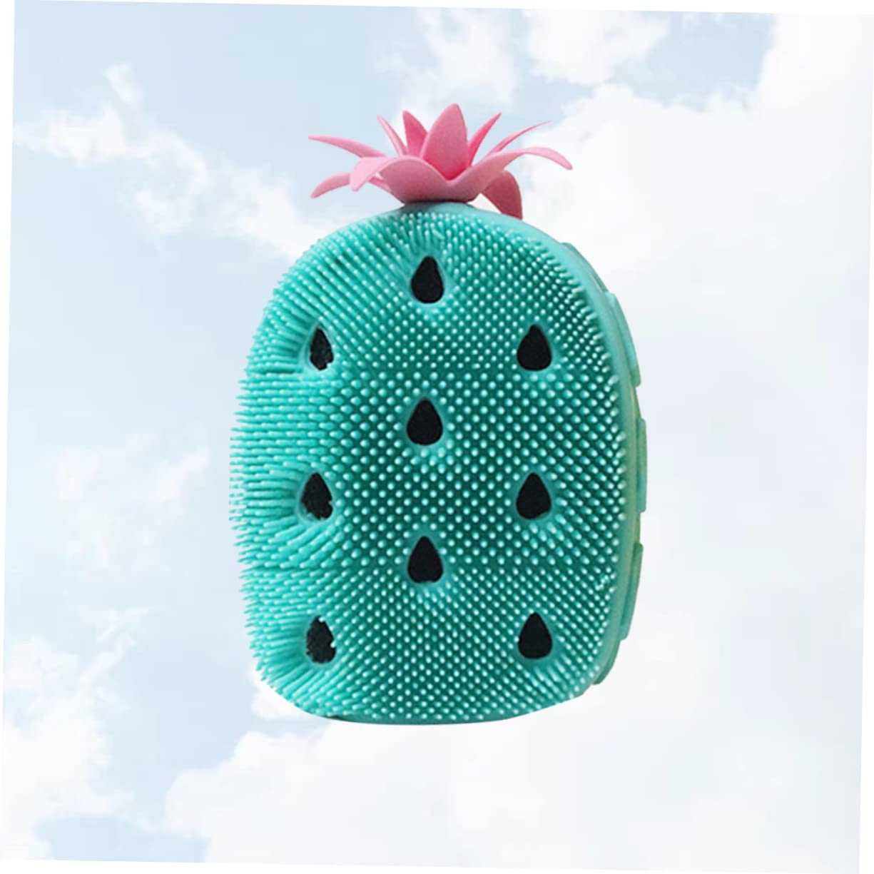Didiseaon 3piezas Cepillo De Forma De Piña Exfoliador y Masajeador De Espalda Para Azul