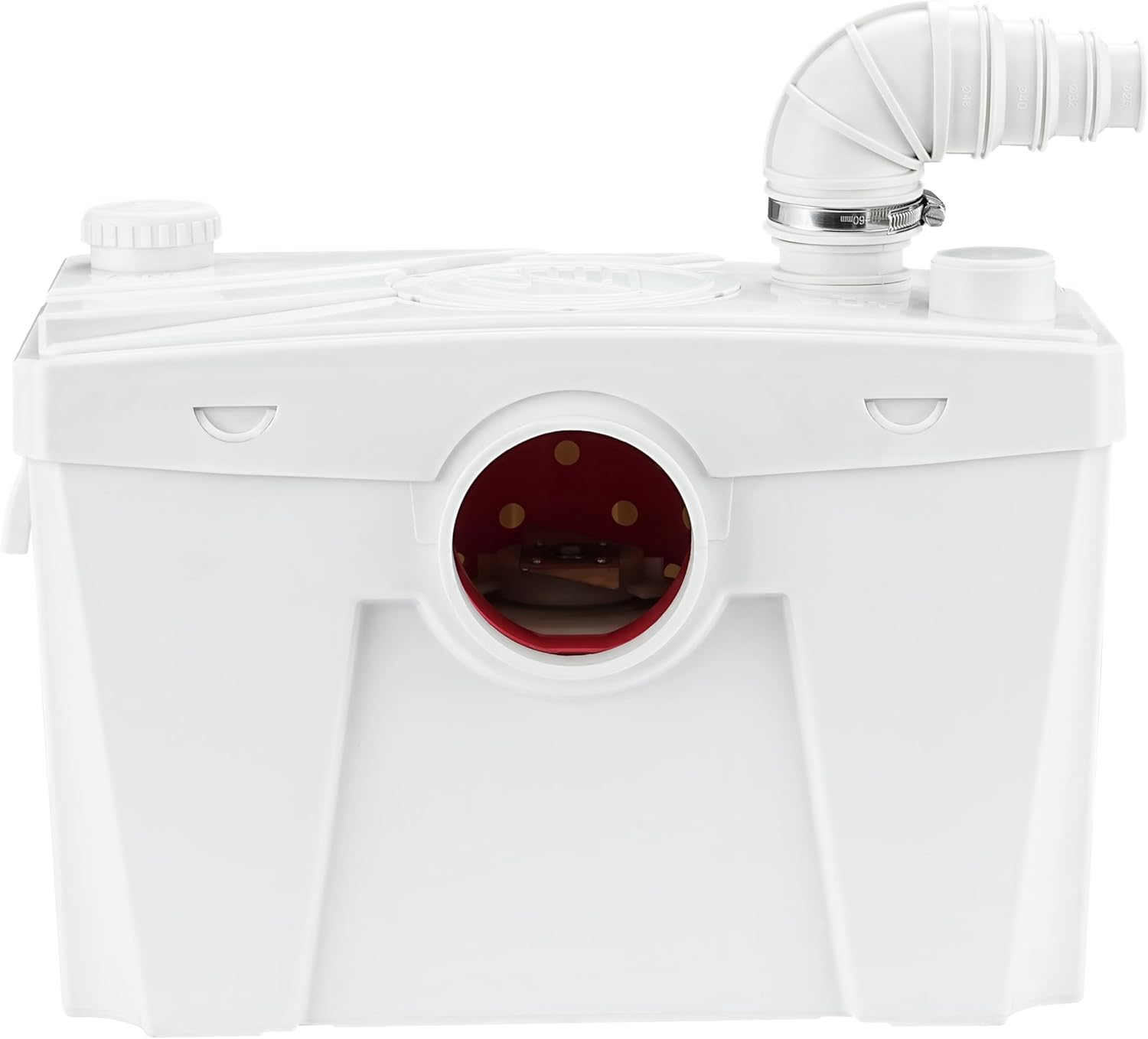 500W 110V Macerator Sewerage Pump with 4 Water Inlets for Upflush Toilet System Waste Water Marine Toilet Bathroom Disposal Laundry