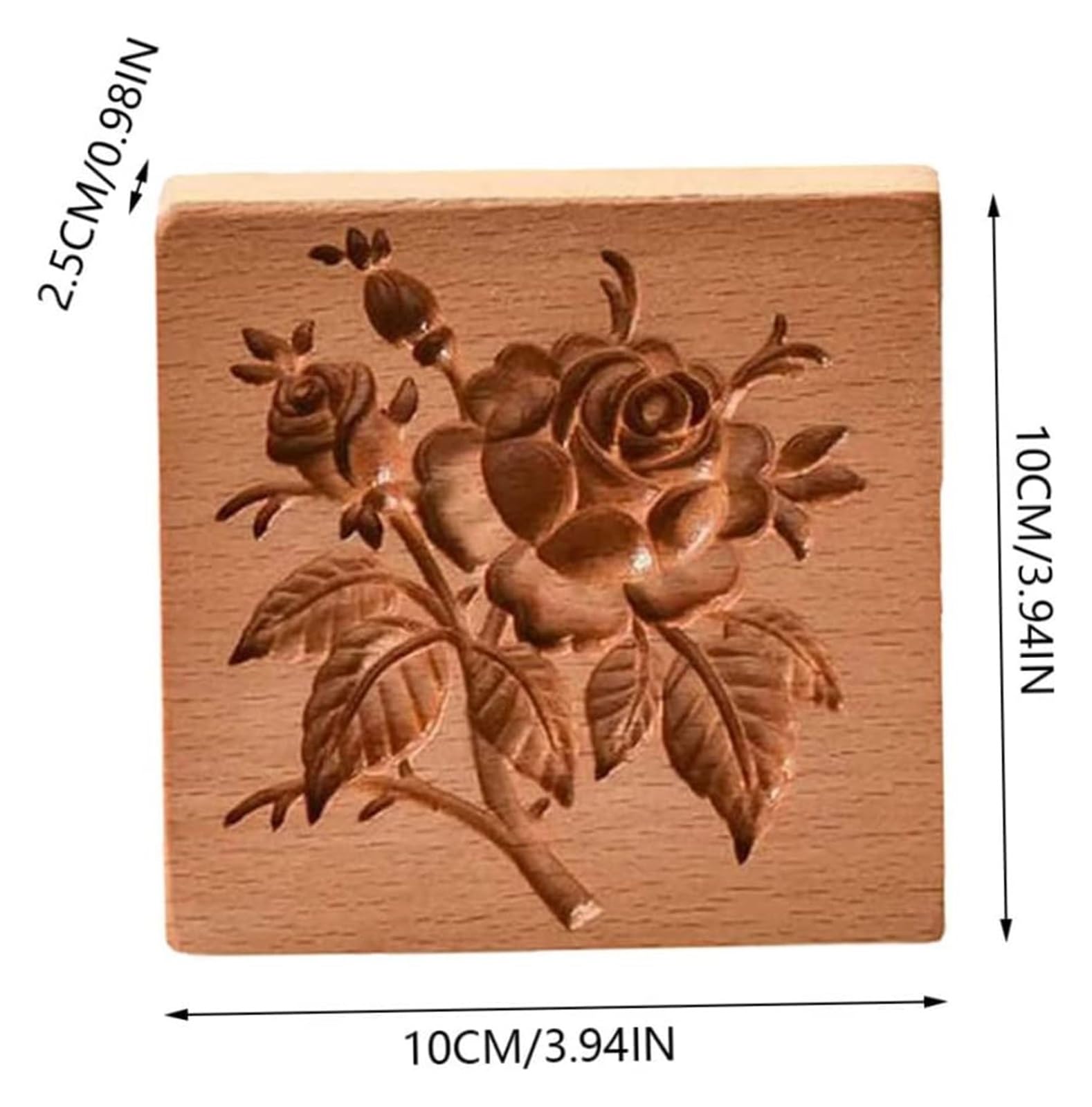 Molde para galletas, Molde for hornear Stamper, prensa 3D DIY, cortadores de galletas