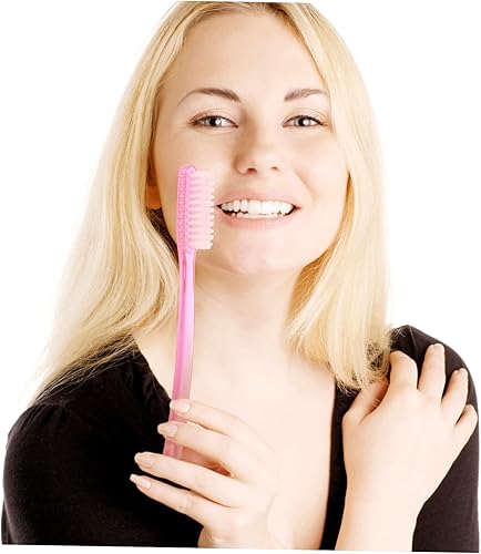 Miniatura 7 de Cepillo de dientes manual de cerdas duras para dientes adultos, cepillo de dientes blancos