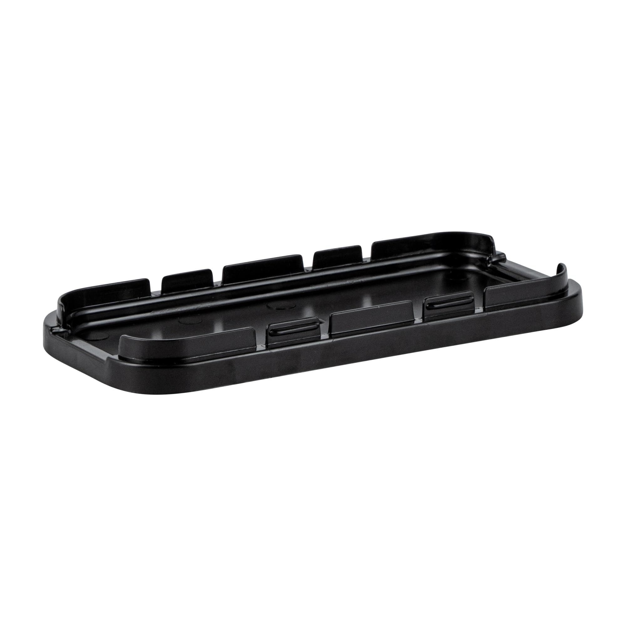 Restaurantware -Met Lux - Organizador de utensilios de 7.09 x 3.39 x 5.12 pulgadas, 1 organizador de utensilios con base pesada, 4 compartimentos, con bandeja de goteo, soporte para utensilios de