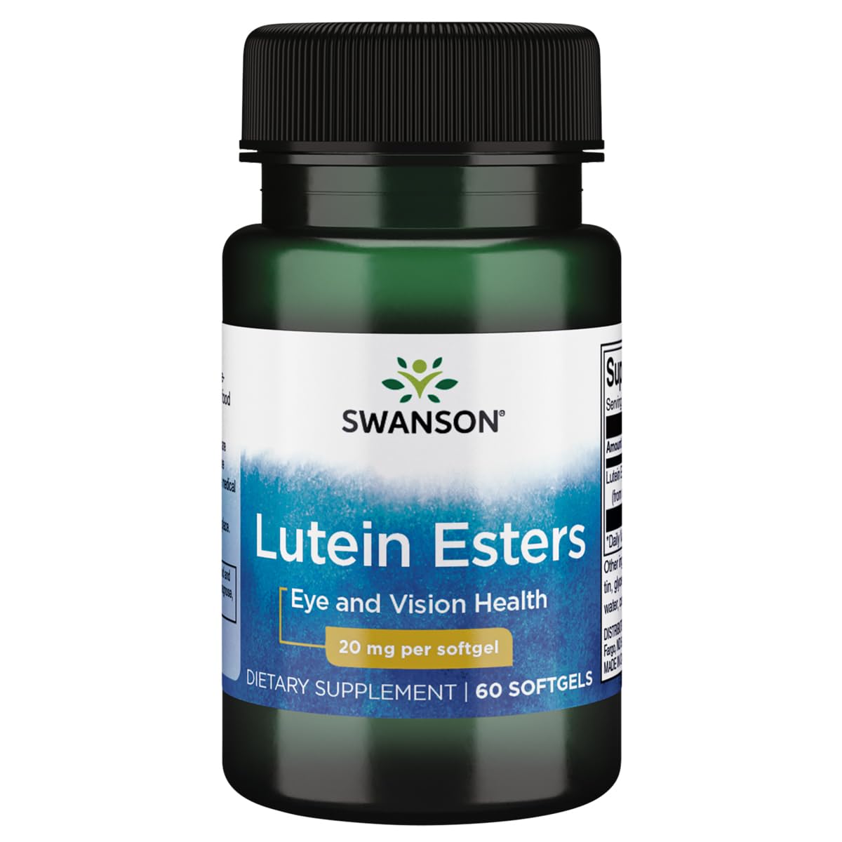 Swanson Lutein, Eye Health Support, 20 mg, 60 Softgels
