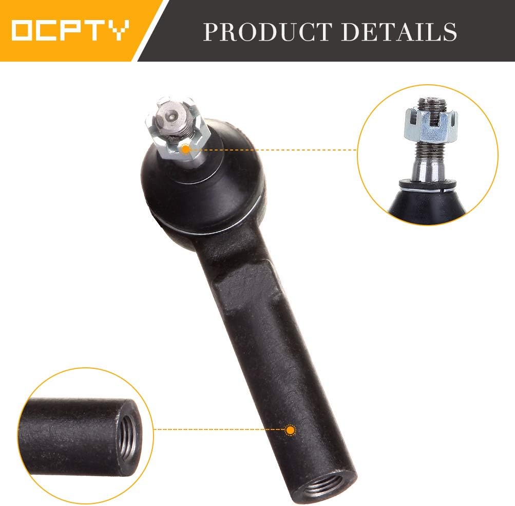 OCPTY - New 2-Piece fit for 2000-2002 Neon 2001-2010 PT Cruiser 1995-2005 for Dodge Neon 2003-2005 SX 2.0 1995-2001 for Plymouth Neon - 2 Front Outer Tie Rod End