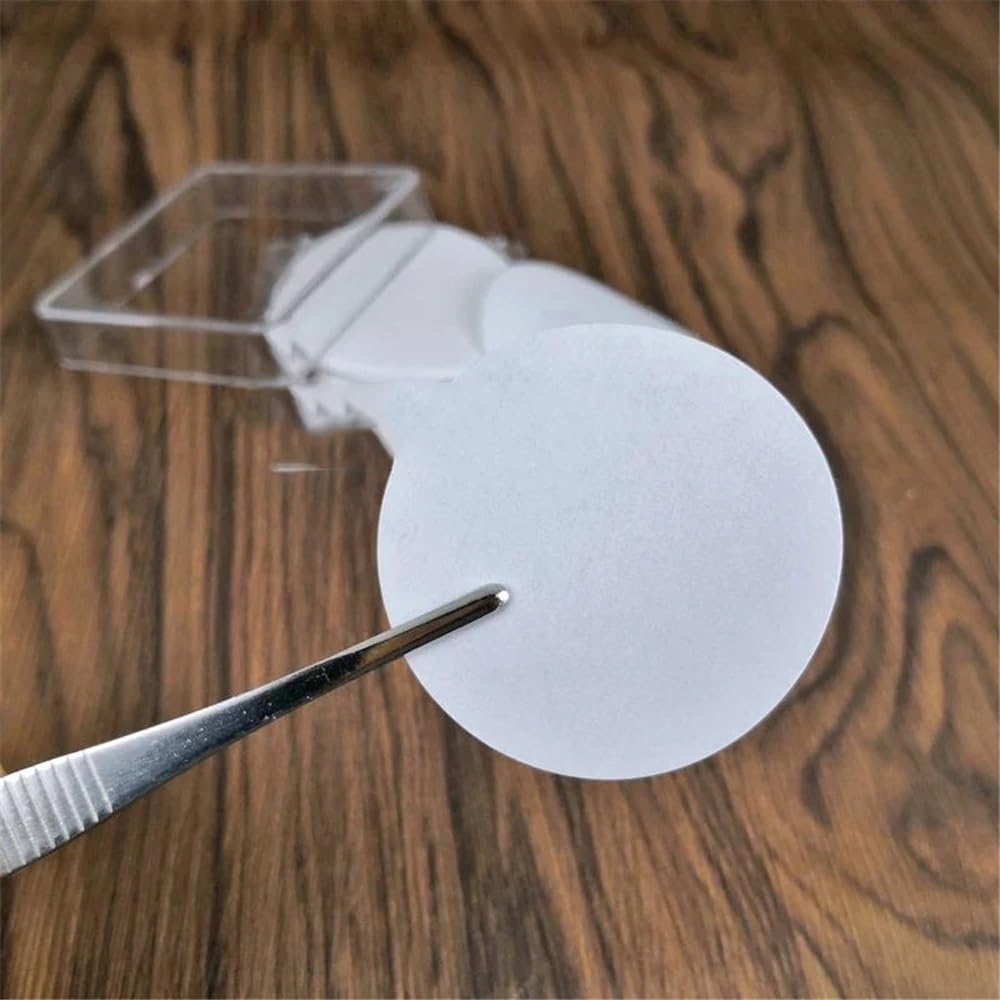Przyrządy i wyposażenie laboratoryjne Zestaw 50 sztuk 13 mm do 100 mm hydrofobowych mikroporowatych membran PTFE do laboratorium.(90mm)
