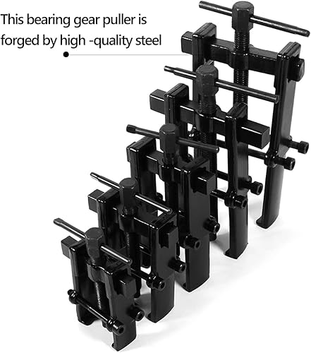 Miniatura 6 de Herramienta de extracción de rodamientos de dos mandíbulas de acero al carbono para volante automotriz, kit de eliminación de cojinetes de rueda de