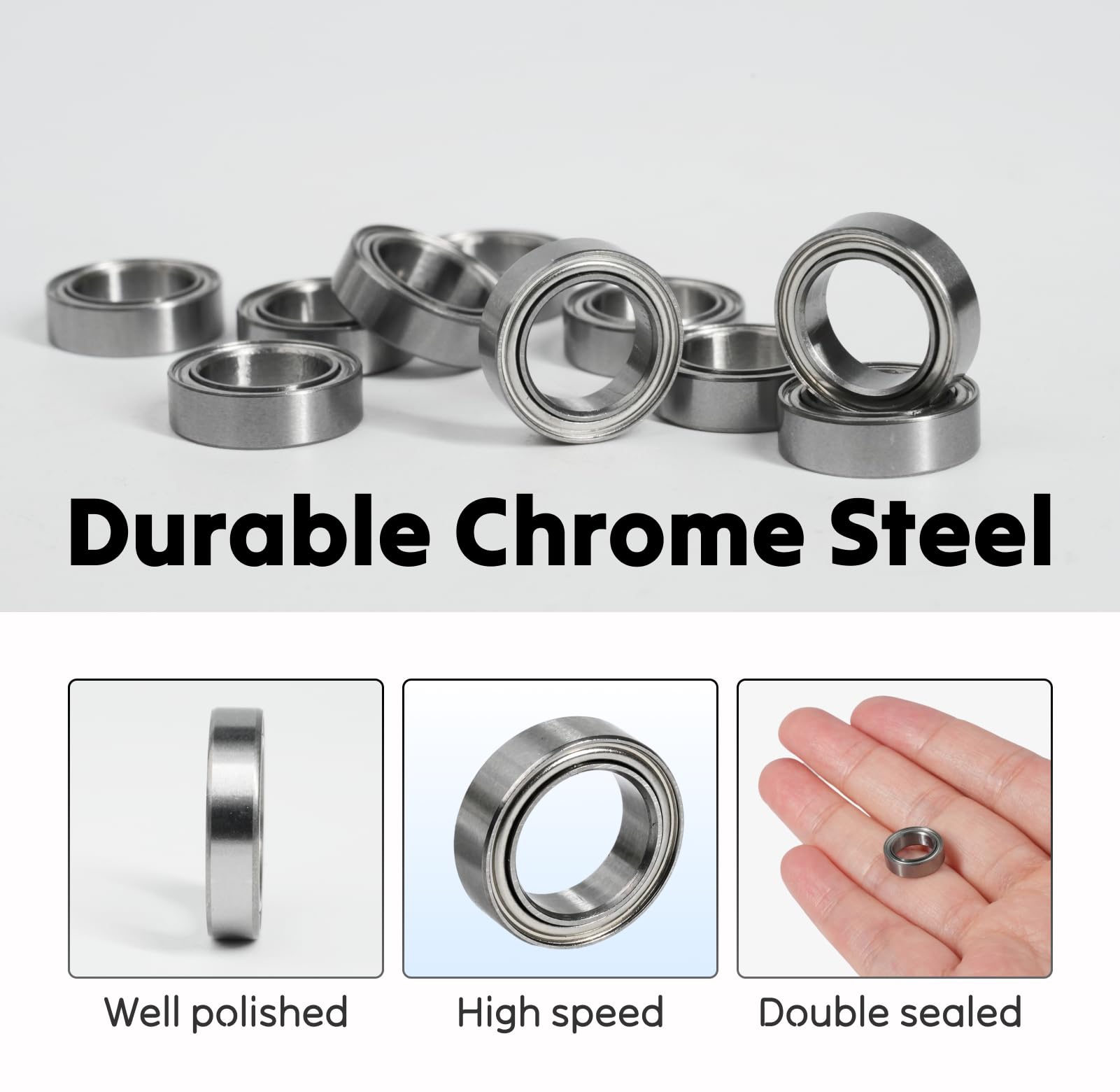 20 szt. Łożyska kulkowe MR128zz 8x12x3,5mm, łożyska kulkowe zwykłe MR 128zz DIY, tokarki, silniki, drukarki 3D, frezarki, różne urządzenia mechaniczne (MR128ZZ 20 szt.)