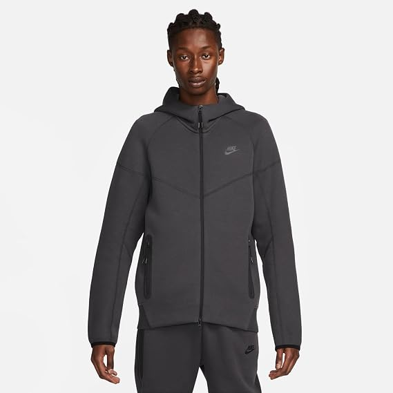 NIKE Men's Herren Tch Flc Fz Wr Hoodie Sweatshirt