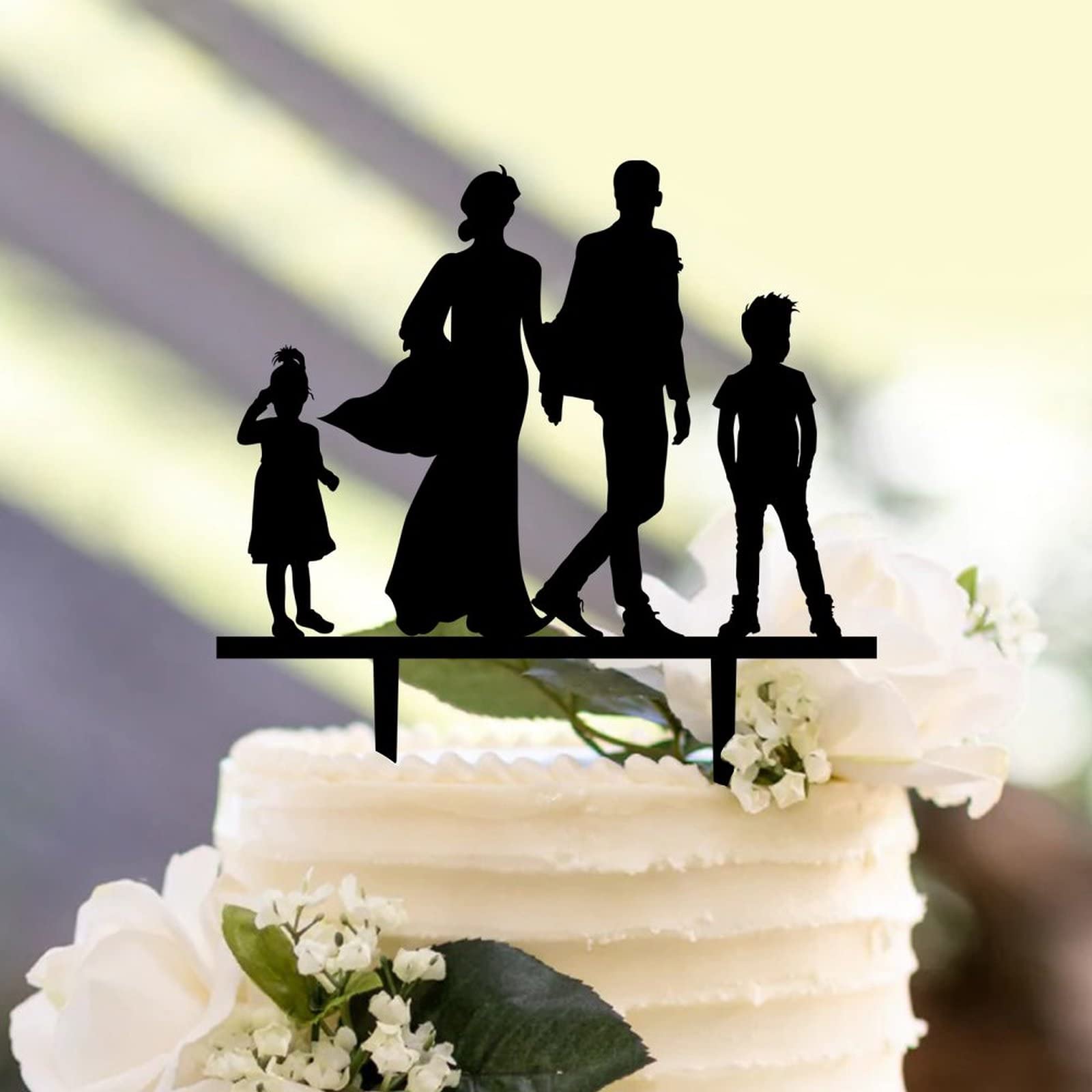 Elegante Adorno Para Tarta De Bodas Con Velo De 10 Cm Para Novios: Ideal  Para Aniversarios,, image size:1600x1600