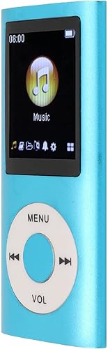 Reproductor de música digital Reproductor de mp4 Reproductor de MP3 ultrafino, compatible con la mayoría de formatos de sonido, compatible con